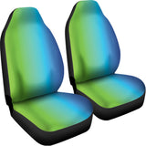 Rainbow Gradient Print Universal Fit Car Seat Covers 102422