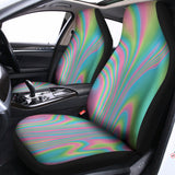 Rainbow Holographic Print Universal Fit Car Seat Covers 102422