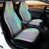 Rainbow Holographic Print Universal Fit Car Seat Covers 102422
