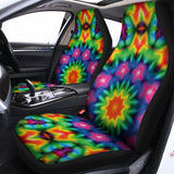 Rainbow Kaleidoscope Print Universal Fit Car Seat Covers 102422