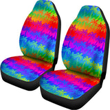 Rainbow Palm Tree Pattern Print Universal Fit Car Seat Covers 102422