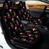 Rainbow Pineapple And Flamingo Print Universal Fit Car Seat Covers 102422