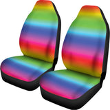 Rainbow Print Universal Fit Car Seat Covers 102422