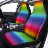 Rainbow Print Universal Fit Car Seat Covers 102422