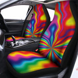 Rainbow Psychedelic Print Universal Fit Car Seat Covers 102422