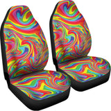 Rainbow Rave Print Universal Fit Car Seat Covers 102422