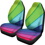 Rainbow Shades Print Universal Fit Car Seat Covers 102422
