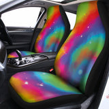 Rainbow Spiral Tie Dye Print Universal Fit Car Seat Covers 102422