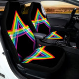 Rainbow Star of David Print Universal Fit Car Seat Covers 102422