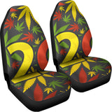 Rasta 420 Print Universal Fit Car Seat Covers 102422