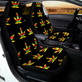 Rasta Flag Pattern Print Universal Fit Car Seat Covers 102422