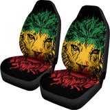 Rasta Lion Print Universal Fit Car Seat Covers 102422