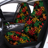 Rasta Marijuana Pattern Print Universal Fit Car Seat Covers 102422