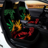 Rasta Peace Sign Print Universal Fit Car Seat Covers 102422