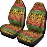 Rasta Tribal Pattern Print Universal Fit Car Seat Covers 102422