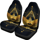 Raven Masonic Eye Print Universal Fit Car Seat Covers 102422