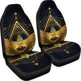 Raven Masonic Eye Print Universal Fit Car Seat Covers 102422