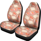 Reading Books And Glasses Pattern Print Universal Fit Car Seat Covers 102422