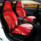 Red Acid Melt Print Universal Fit Car Seat Covers 102422
