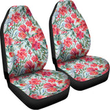 Red Amaryllis Pattern Print Universal Fit Car Seat Covers 102422