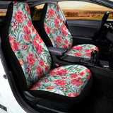 Red Amaryllis Pattern Print Universal Fit Car Seat Covers 102422