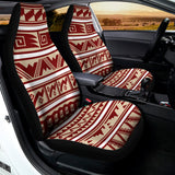 Red And Beige Southwestern Pattern Print Universal Fit Car Seat Covers 102422