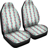 Red And Blue DNA Pattern Print Universal Fit Car Seat Covers 102422