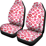 Red And Pink Lips Pattern Print Universal Fit Car Seat Covers 102422