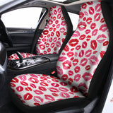 Red And Pink Lips Pattern Print Universal Fit Car Seat Covers 102422