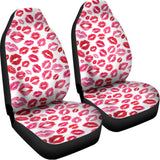 Red And Pink Lips Pattern Print Universal Fit Car Seat Covers 102422