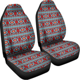 Red And Teal Southwestern Pattern Print Universal Fit Car Seat Covers 102422