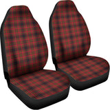 Red And Yellow Tartan Pattern Print Universal Fit Car Seat Covers 102422