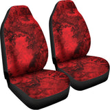 Red Blood Print Universal Fit Car Seat Covers 102422