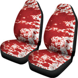 Red Blood Stains Print Universal Fit Car Seat Covers 102422