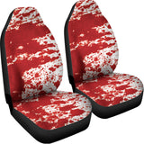 Red Blood Stains Print Universal Fit Car Seat Covers 102422