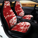 Red Blood Stains Print Universal Fit Car Seat Covers 102422