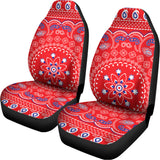 Red Blue And White Bandana Print Universal Fit Car Seat Covers 102422