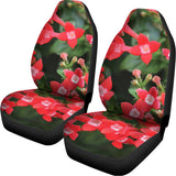 Red Bouvardia Print Universal Fit Car Seat Covers 102422