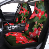 Red Bouvardia Print Universal Fit Car Seat Covers 102422