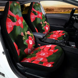 Red Bouvardia Print Universal Fit Car Seat Covers 102422