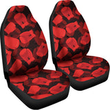 Red Boxing Gloves Pattern Print Universal Fit Car Seat Covers 102422