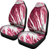 Red Cabbage Leaves Print Universal Fit Car Seat Covers 102422