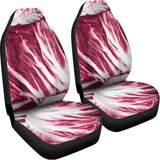 Red Cabbage Leaves Print Universal Fit Car Seat Covers 102422