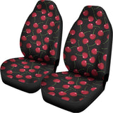 Red Cherry Pattern Print Universal Fit Car Seat Covers 102422