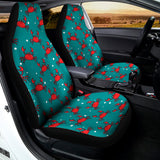 Red Crab Pattern Print Universal Fit Car Seat Covers 102422