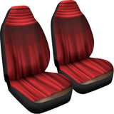 Red Curtain Theater Print Universal Fit Car Seat Covers 102422