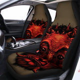 Red Devil Satan Print Universal Fit Car Seat Covers 102422