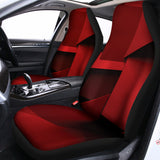 Red Geometric Print Universal Fit Car Seat Covers 102422