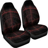 Red Gun Sight Print Universal Fit Car Seat Covers 102422