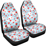 Red Heart Balloon Pattern Print Universal Fit Car Seat Covers 102422